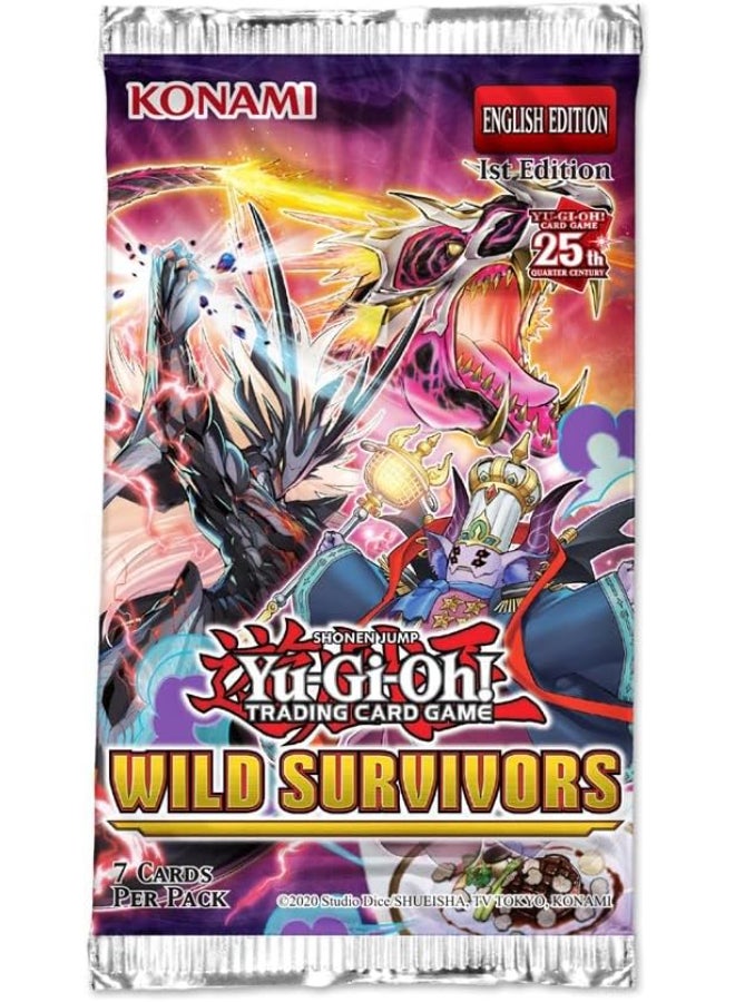 Yu-Gi-Oh TCG: Wild Survivors Booster Trading Card Pack ( Random 1 Pack )